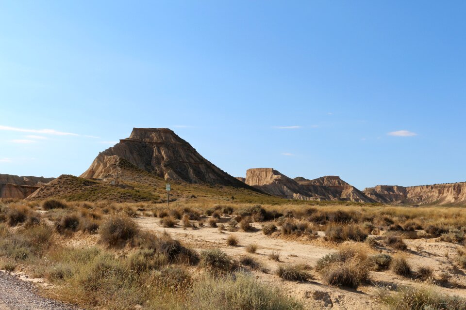 Desert landscape bardenas