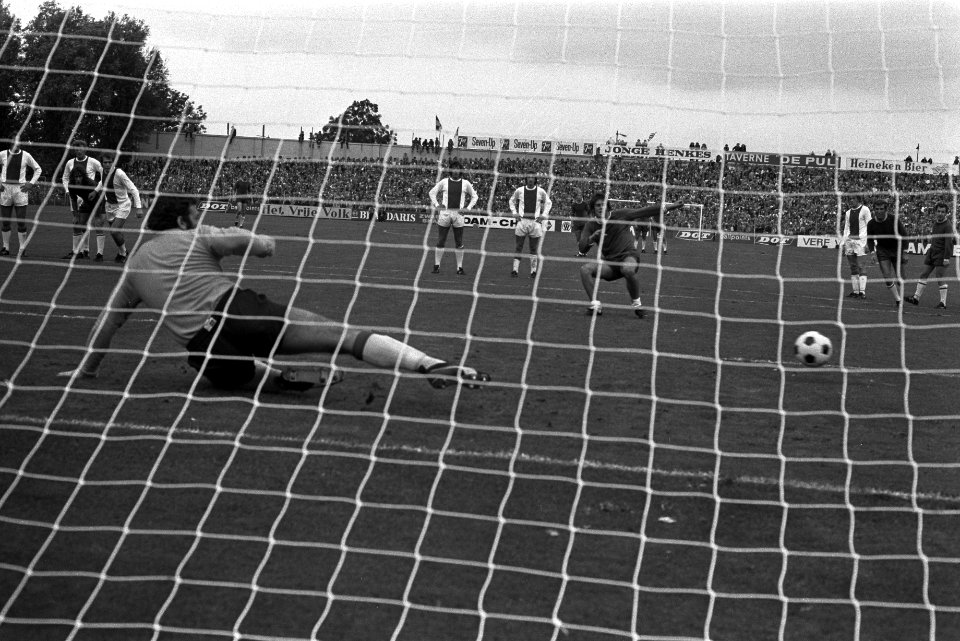 Sparta tegen Ajax 1-1, doelpunt Sparta ( Van Klijnjan ), Bestanddeelnr 924-8702