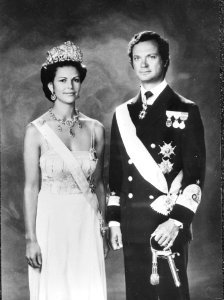 Statiefoto Karl Gustav en Silvia van Zweden, Bestanddeelnr 928-8393 (cropped)