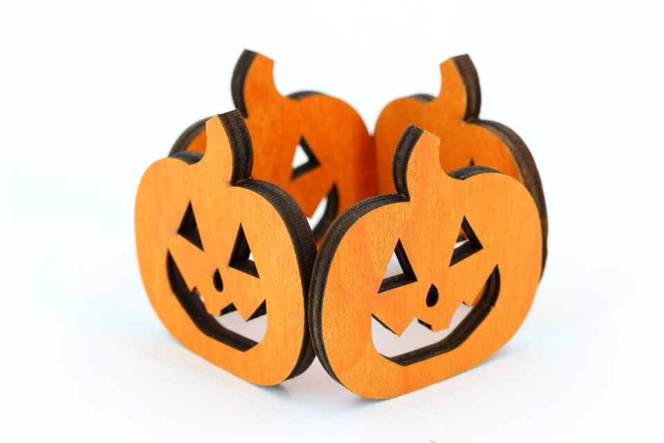 Orange autumn motives happy halloween