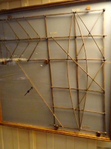 Stick chart, Marshall Islands - Pacific collection - Peabody Museum, Harvard University - DSC05728
