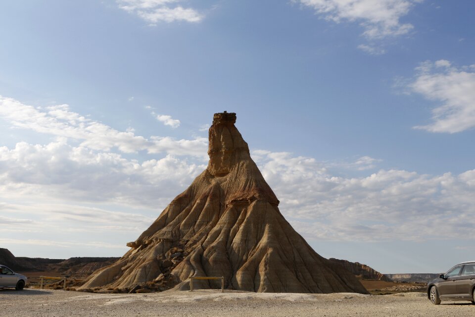 Desert landscape bardenas