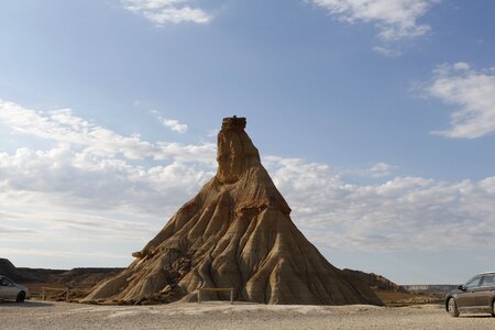 Desert landscape bardenas photo