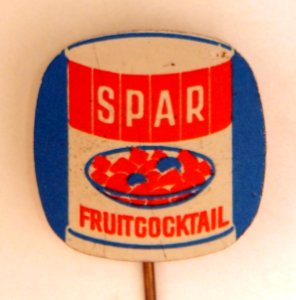 SPAR Fruitcocktail, reclame speldje