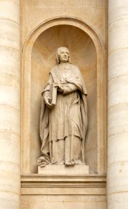 Statue Bossuet Barrias Sorbonne photo