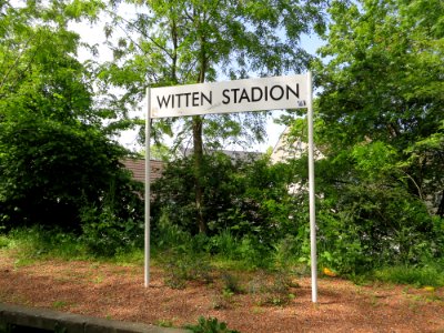 Stationsschild Witten-Stadion