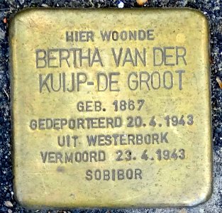 Stolpersteine Gouda Oosthaven31 4 (detail 2)