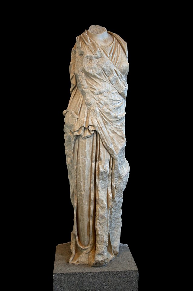 Statue women marble rhodes