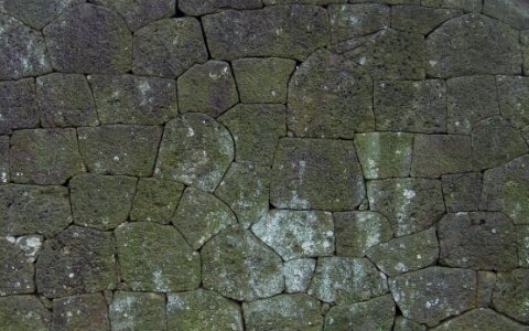 Stone wall in Hainan - 01
