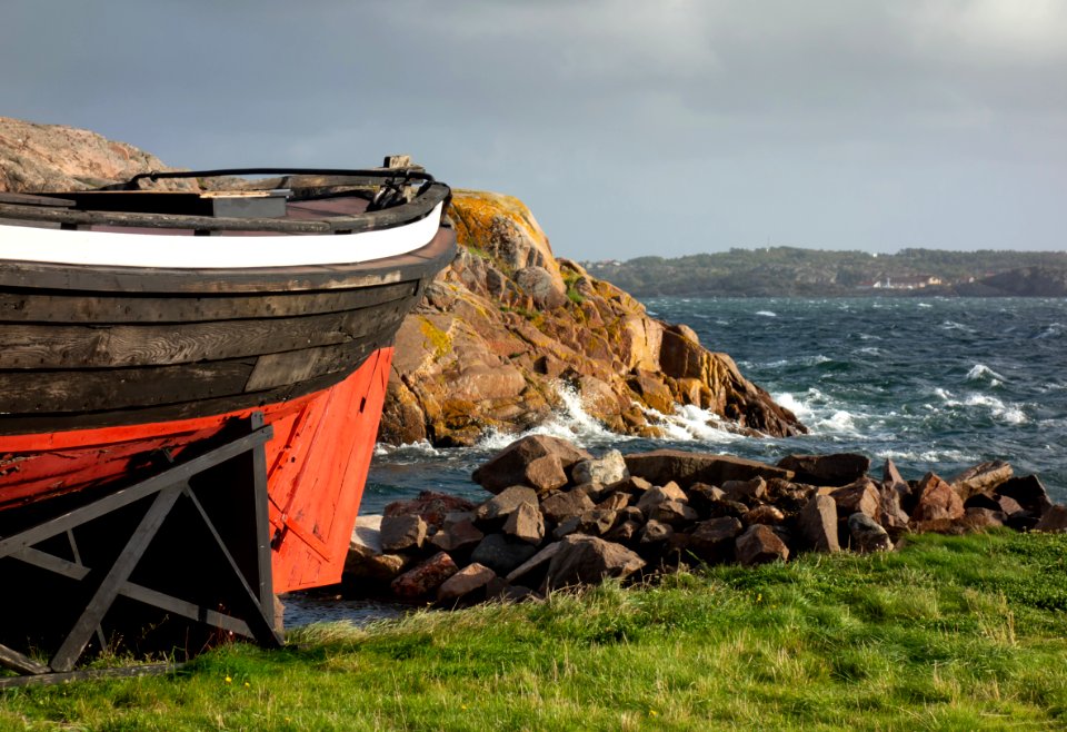 Stern of fishing boat Frifararen at Vikarvet Museum 1
