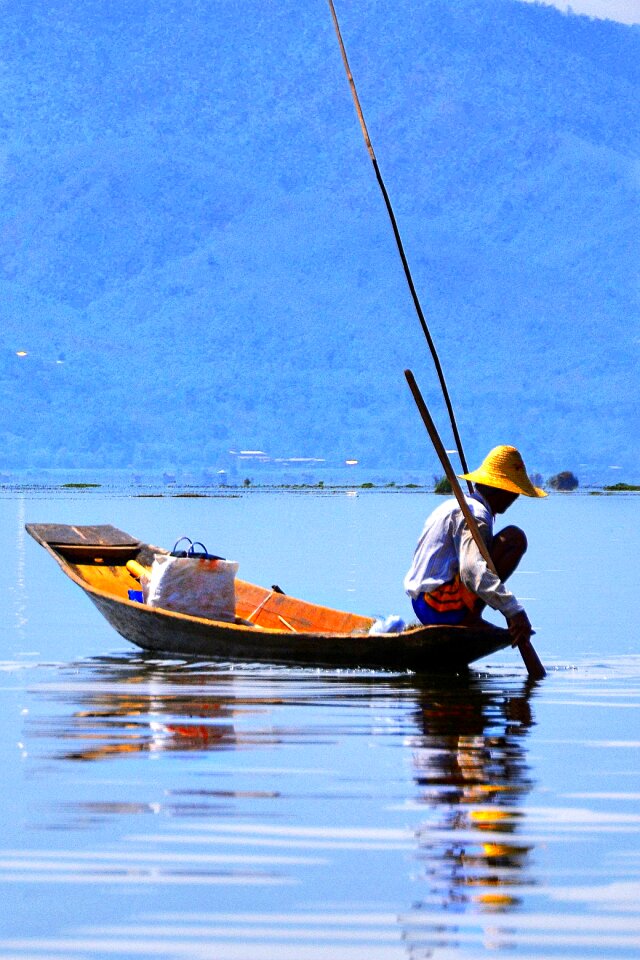 Wooden water fisherman