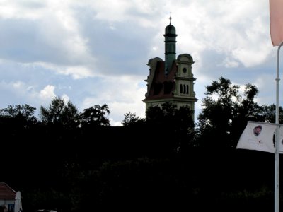 Sopot, Kościół Zbawiciela - wieża (AB 030)