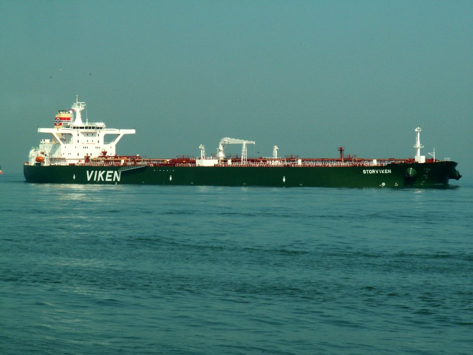 Storviken p5 approaching Port of Rotterdam, Holland 04-May-2006