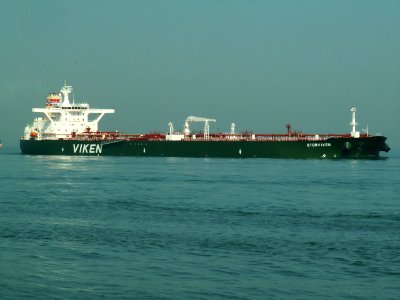 Storviken p5 approaching Port of Rotterdam, Holland 04-May-2006