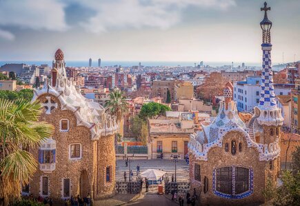 Gaudi architecture city