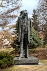 Statue of Bolesław Prus, Warsaw, Poland