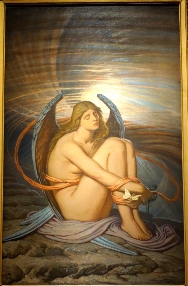 Soul in Bondage by Elihu Vedder, 1891-1892, oil on canvas - Brooklyn Museum - DSC09636