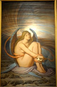 Soul in Bondage by Elihu Vedder, 1891-1892, oil on canvas - Brooklyn Museum - DSC09636