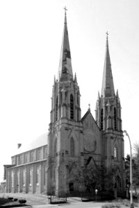 SS Peter and Paul, East Liberty, 2014-03-14, 02 bw photo