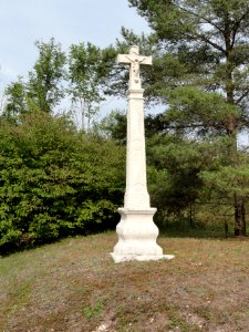Sorcy-Saint-Martin (Meuse) croix de chemin D10 près de Sorcy-gare