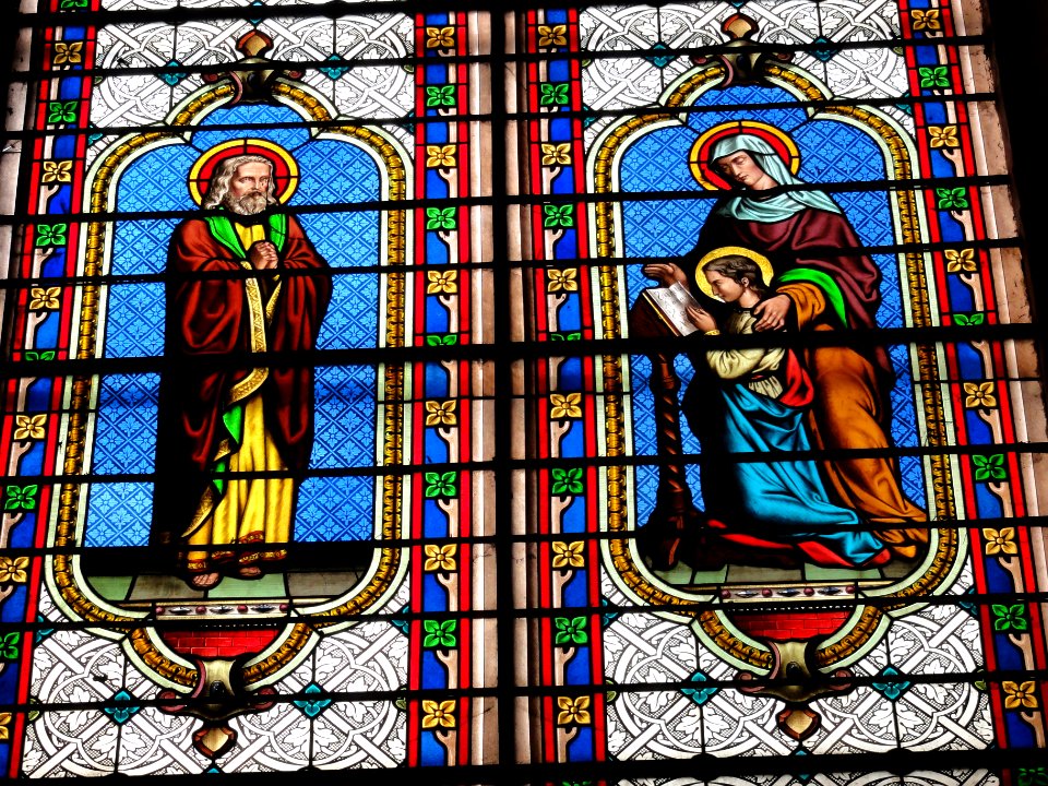 Sorcy-Saint-Martin (Meuse) église Saint-Rémi, vitrail 04