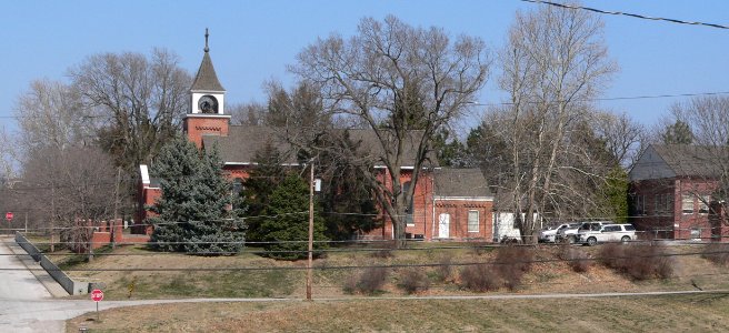 St. Benedict Church Nebraska City from SW 1