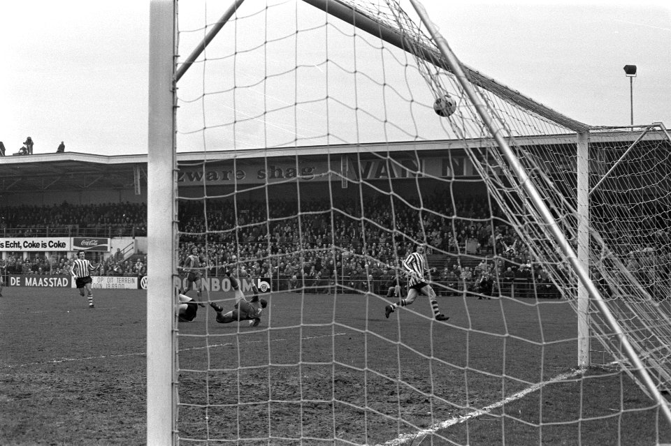 Sparta tegen Twente 1-1, Heyerman scoort (Sparta), Bestanddeelnr 925-4169