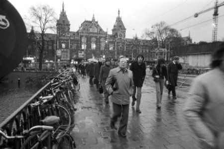 Solidariteitsstaking bij Gemeentelijk Vervoerbedrijf in Amsterdam, gedurende de , Bestanddeelnr 929-0190