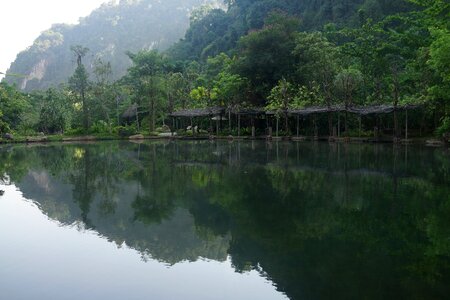 Nature landscape lake