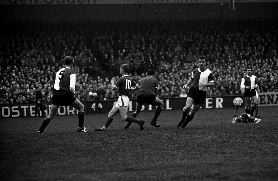 Sparta tegen Feyenoord 0-0. Spelmomenten, Bestanddeelnr 915-7330