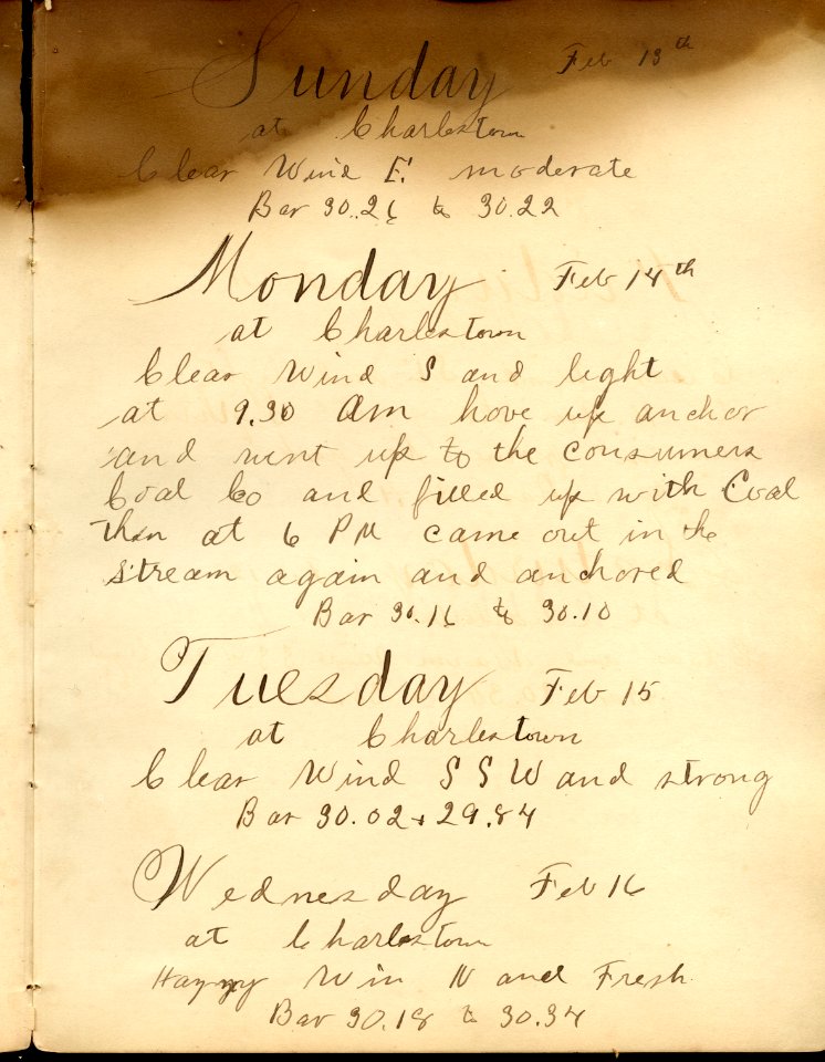 USS Utowana Log File Page 01 1897-1898 28