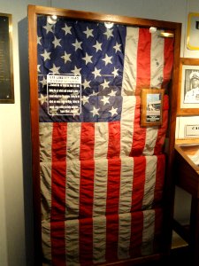 USS Liberty flag - National Cryptologic Museum - DSC07641