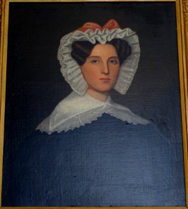 Unknown woman, 1840-1860, oil on canvas - Bennington Museum - Bennington, VT - DSC08566