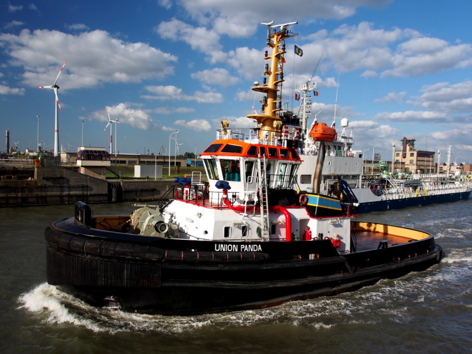 UNION PANDA - IMO 9502697 - Callsign ORPE, Berendrechtsluis, Port of Antwerp pic2