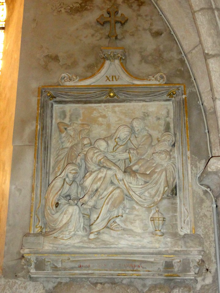Troussey (Meuse) église Saint-Laurent chemin de croix station 14