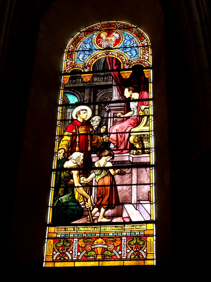 Troussey (Meuse) église Saint-Laurent vitrail (07)