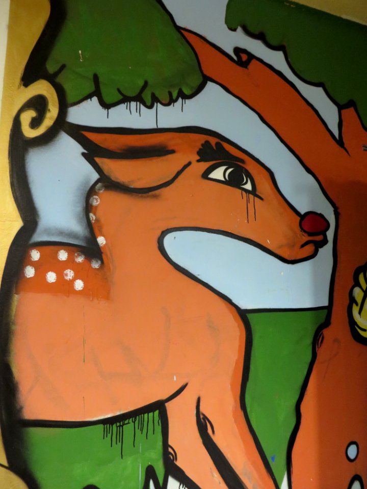 Trotz Allem Graffiti Reh