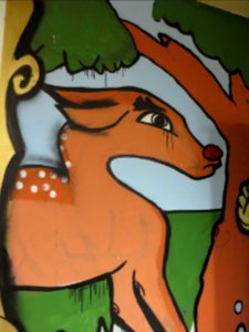 Trotz Allem Graffiti Reh