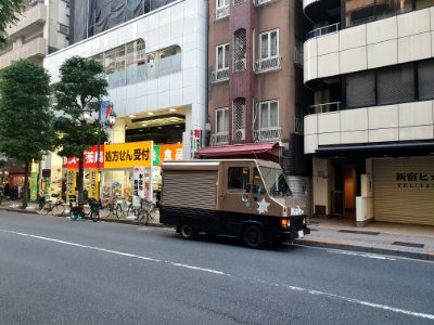 US-type small delivery truck in Tokyo photo