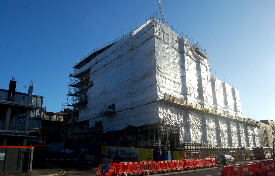 University of Brighton (New Student Accommodation), Lewes Road, Moulsecoomb (February 2020) (2)