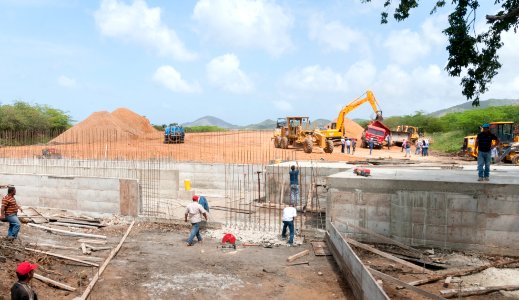 Underconstruction street in Margarita Island