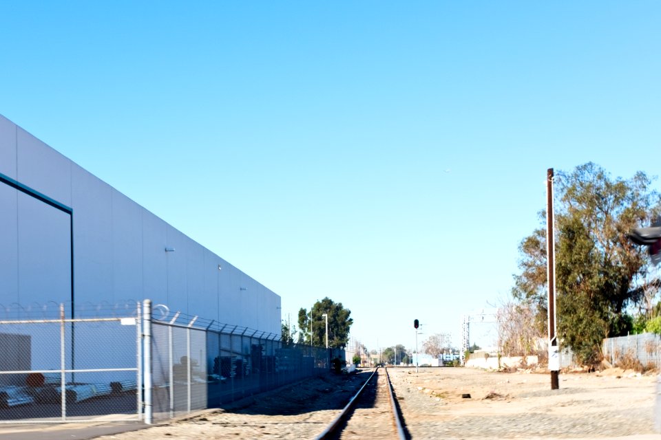 Union Pacific tracks in Santa Fe Springs near BNSF crossing