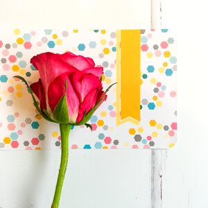 Flower craft card