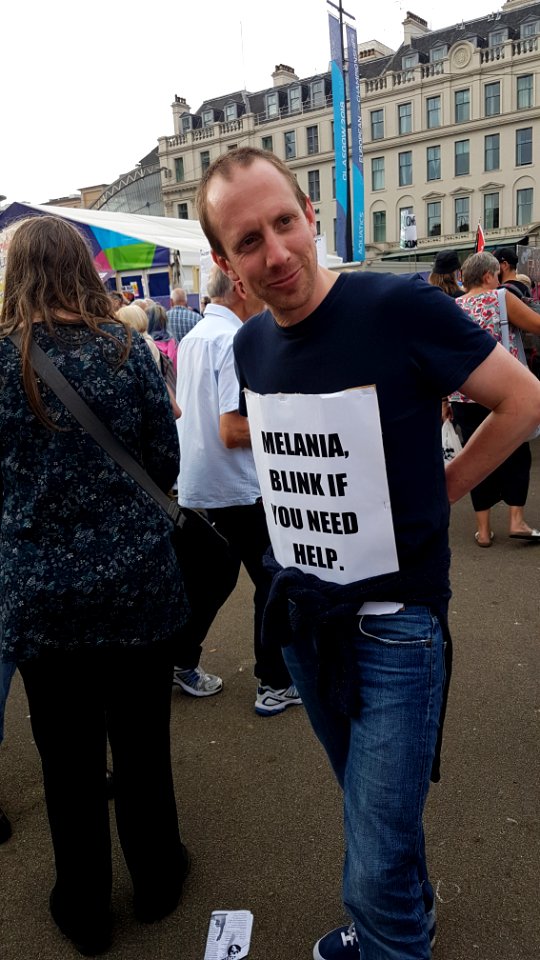 Trump protest - George Square, Glasgow 06