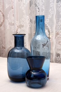Blue blue vases spetsgardin
