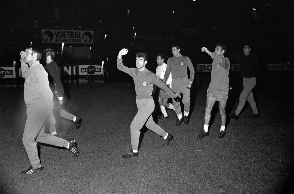Training Real Madrid in Olympisch Stadion, Bestanddeelnr 920-7167