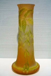 Vase, Emile Galle, c. 1900, glass - Hessisches Landesmuseum Darmstadt - Darmstadt, Germany - DSC00918