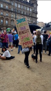 Trump protest - George Square, Glasgow 21