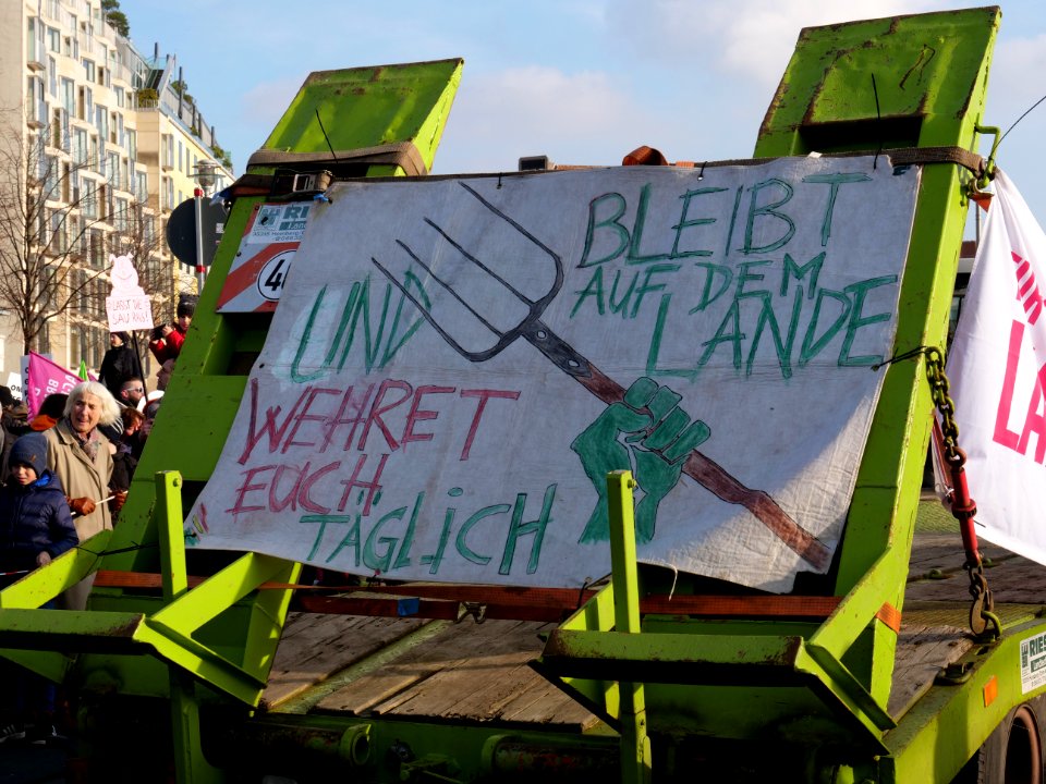 Tractor at the "Wir Haben Es Satt!" Demonstration 2019 67