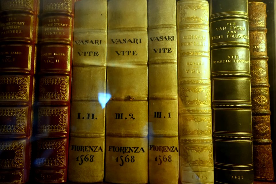 Vasari's Vite, 1568 - Spanish Library - Harewood House - West Yorkshire, England - DSC01844